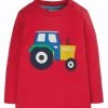Frugi Natural Organic Red Long Sleeve T Shirt - Tractor -Our Lil Trends Sales Store unnamed file