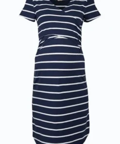 Frugi Navy Blue Organic Cotton Maternity Breastfeeding Dress -Our Lil Trends Sales Store unnamed file 109