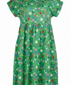 Frugi Green Organic Floral Callie Slub Dress -Our Lil Trends Sales Store unnamed file 116