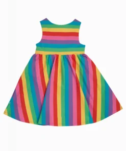 Frugi Multi Organic Rainbow Stripe Summer Dress -Our Lil Trends Sales Store unnamed file 125 scaled