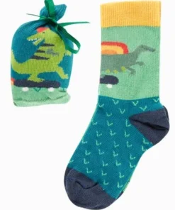 Frugi Organic Green Socks In A Bag - Dinosaur -Our Lil Trends Sales Store unnamed file 158