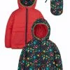 Frugi Pink Reversible Toasty Bright Floral Jacket -Our Lil Trends Sales Store unnamed file 182