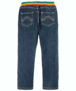 Frugi Blue Organic Cotton Concave Soft Waist Pull-Up Jeans -Our Lil Trends Sales Store unnamed file 197 scaled