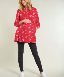 Frugi Red Maternity And Nursing Organic Floral Tunic 10 Frugi Red Maternity And Nursing Organic Floral Tunic -Our Lil Trends Sales Store unnamed file 213 scaled