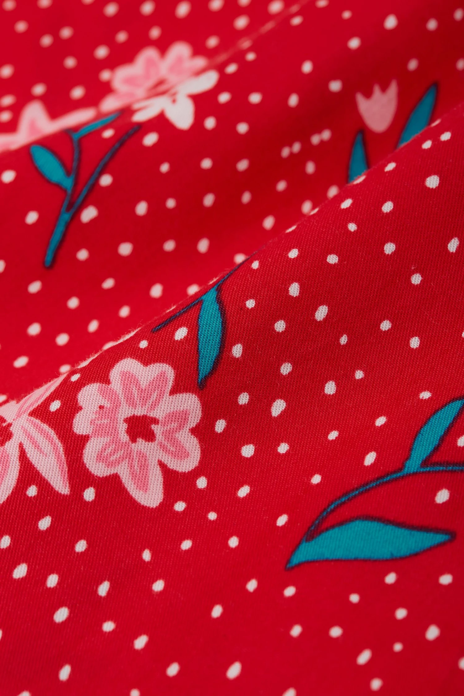 Frugi Red Maternity And Nursing Organic Floral Tunic 7 Frugi Red Maternity And Nursing Organic Floral Tunic - Image 5