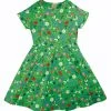 Frugi Green Organic Floral Sarah Slub Skater Dress -Our Lil Trends Sales Store unnamed file 221