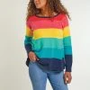 Frugi Organic Cotton Blue Rainbow Knitted Maternity Jumper -Our Lil Trends Sales Store unnamed file 224