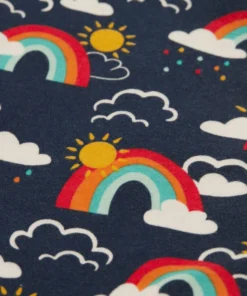 Frugi Organic Navy Fleece Lined Adult Sweatshirt Rainbow -Our Lil Trends Sales Store unnamed file 235 scaled