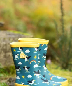 Frugi Blue Waterproof Wellington Boots