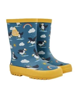 Frugi Blue Waterproof Wellington Boots -Our Lil Trends Sales Store unnamed file 257