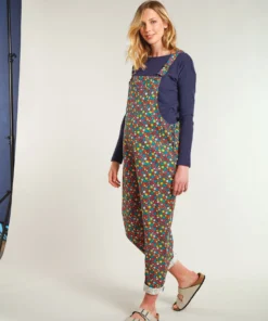 Frugi Blue Organic Daisy Maternity And Nursing Dungarees -Our Lil Trends Sales Store unnamed file 281 scaled