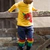 Frugi Navy Blue Organic Cotton Rainbow Knee Patch Joggers -Our Lil Trends Sales Store unnamed file 289
