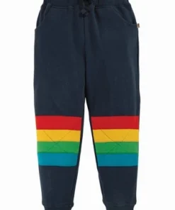 Frugi Navy Blue Organic Cotton Rainbow Knee Patch Joggers -Our Lil Trends Sales Store unnamed file 291