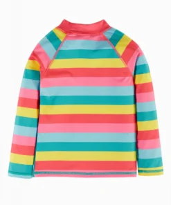 Frugi Blue Rainbow Stripe Mermaid UPF 50+ Sun Safe Rash Vest -Our Lil Trends Sales Store unnamed file 295 scaled