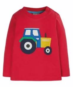 Frugi Natural Organic Red Long Sleeve T Shirt - Tractor 8 Frugi Natural Organic Red Long Sleeve T Shirt - Tractor -Our Lil Trends Sales Store unnamed file 3