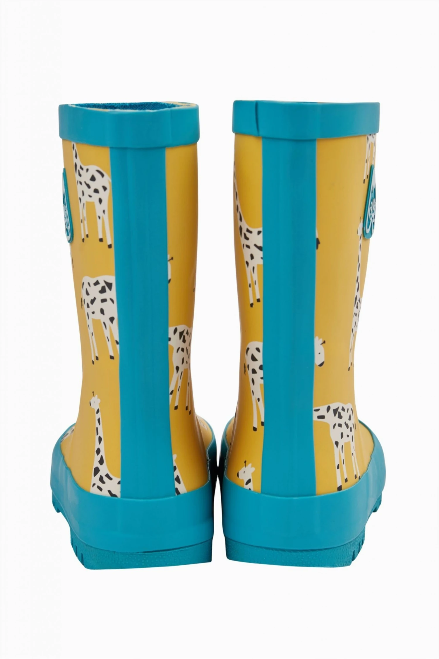Frugi Yellow Giraffe Waterproof Wellington Boots 5 Frugi Yellow Giraffe Waterproof Wellington Boots - Image 3