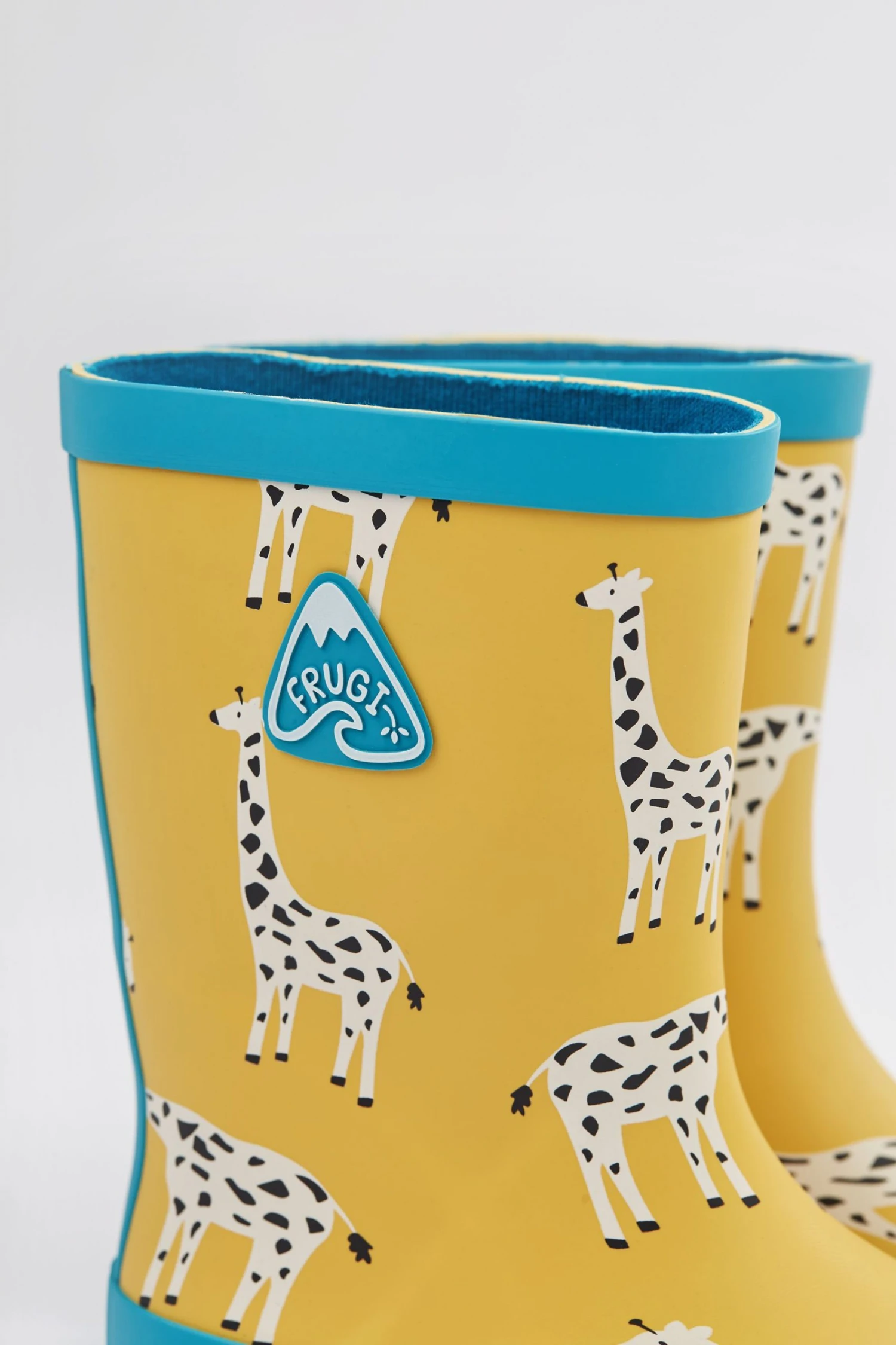 Frugi Yellow Giraffe Waterproof Wellington Boots 8 Frugi Yellow Giraffe Waterproof Wellington Boots - Image 6
