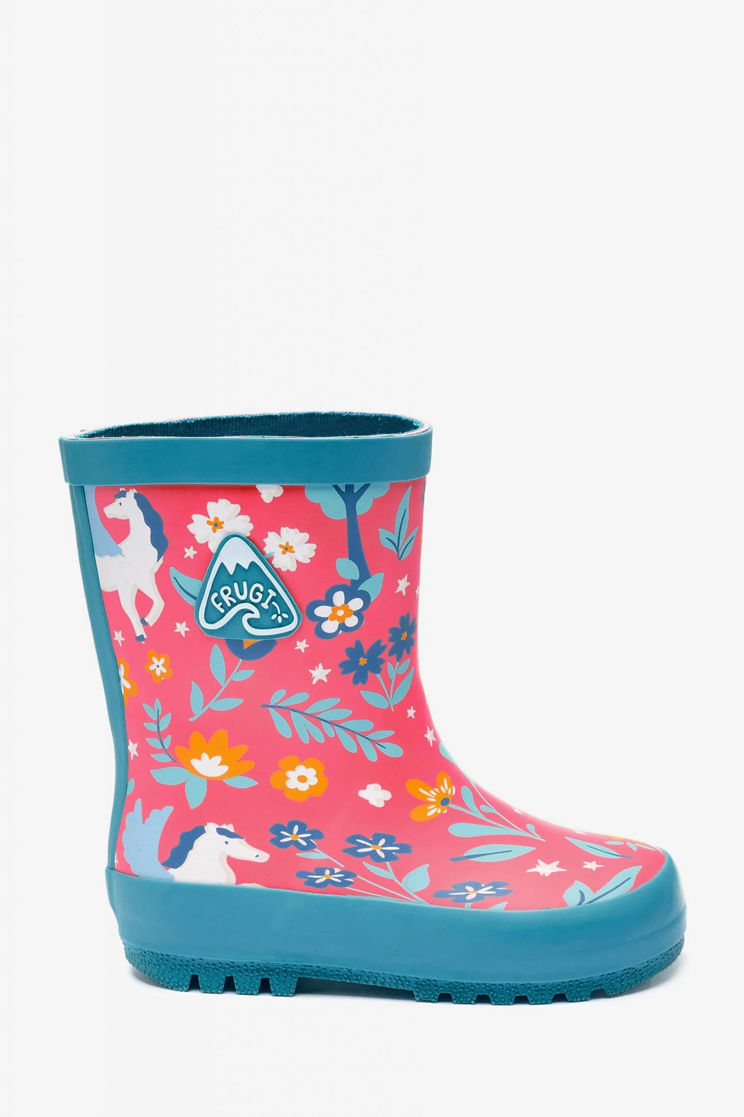 Frugi Pink Pegasus Waterproof Wellington Boots 3 Frugi Pink Pegasus Waterproof Wellington Boots