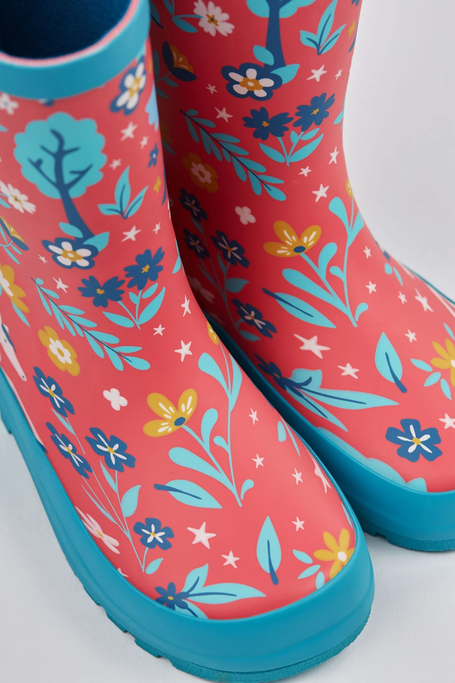 Frugi Pink Pegasus Waterproof Wellington Boots 7 Frugi Pink Pegasus Waterproof Wellington Boots - Image 5
