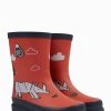 Frugi Orange Waterproof Wellington Boots -Our Lil Trends Sales Store unnamed file 355