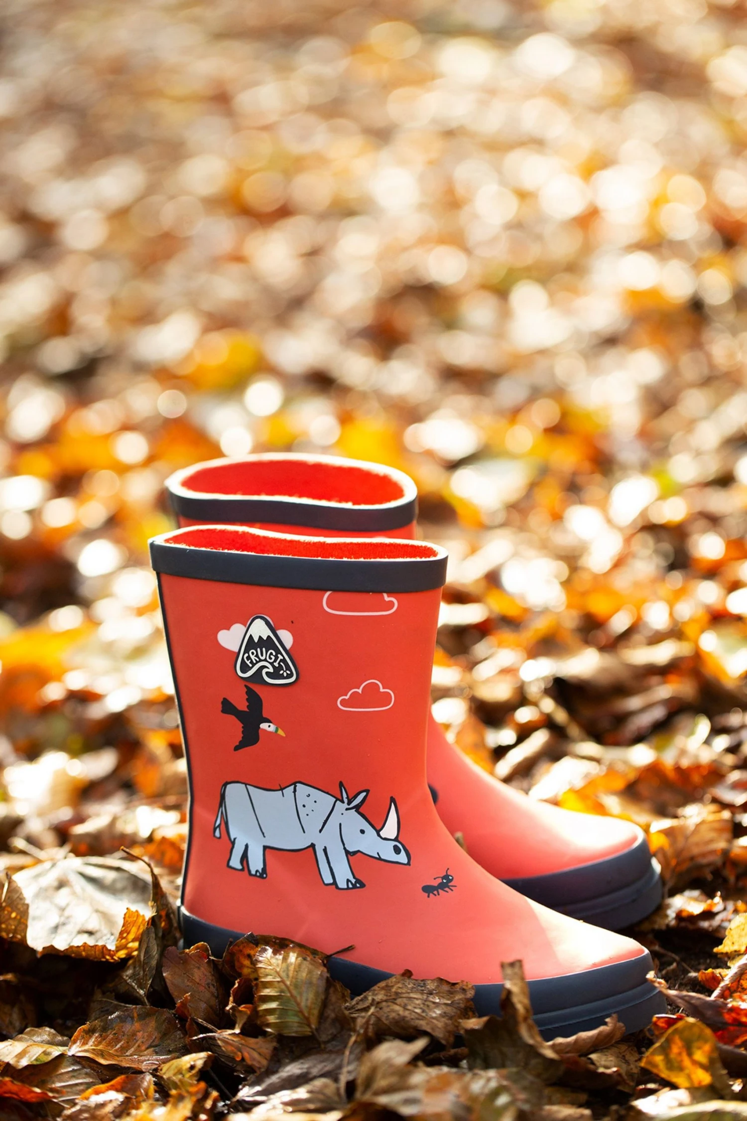 Frugi Orange Waterproof Wellington Boots 8 Frugi Orange Waterproof Wellington Boots - Image 6