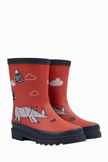 Frugi Orange Waterproof Wellington Boots 10 Frugi Orange Waterproof Wellington Boots - Image 8