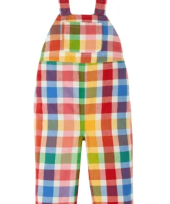 Frugi Pink Reversible Rainbow Check Dungarees -Our Lil Trends Sales Store unnamed file 402 scaled