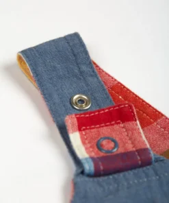 Frugi Pink Reversible Rainbow Check Dungarees -Our Lil Trends Sales Store unnamed file 405 scaled