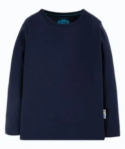 Frugi Navy Blue Plain Organic Cotton T-Shirt -Our Lil Trends Sales Store unnamed file 44