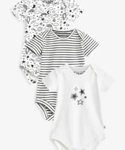Frugi White Organic Cotton Monochrome Body 3 Pack -Our Lil Trends Sales Store unnamed file 445