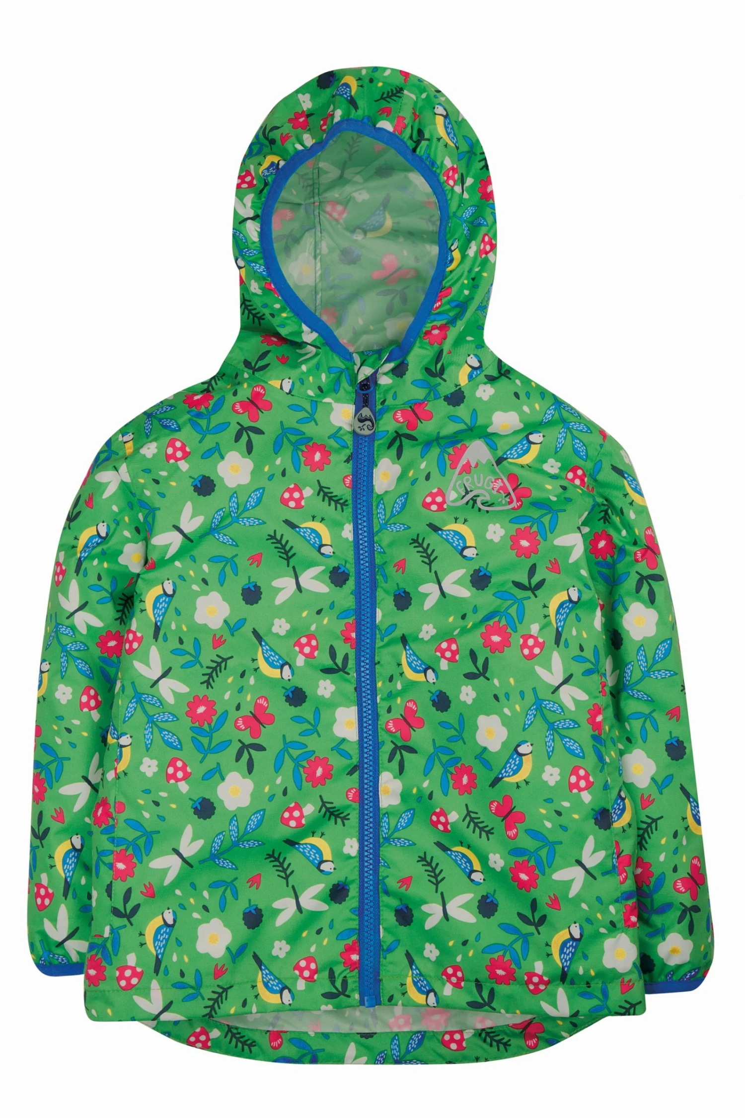 Frugi Waterproof Green Recycled Rain Or Shine Jacket 3 Frugi Waterproof Green Recycled Rain Or Shine Jacket