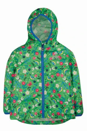 Frugi Waterproof Green Recycled Rain Or Shine Jacket 6 Frugi Waterproof Green Recycled Rain Or Shine Jacket - Image 4