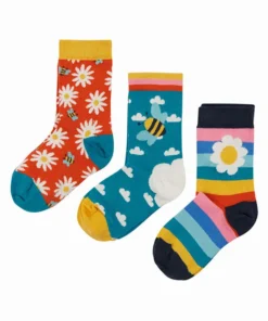 Frugi Organic Super Soft Socks 3 Pack