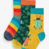 Frugi Organic Cotton Socks 3 Pack - Rainbow Bugs -Our Lil Trends Sales Store unnamed file 474 scaled