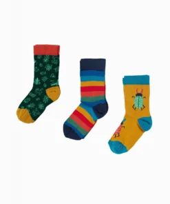Frugi Organic Cotton Socks 3 Pack - Rainbow Bugs -Our Lil Trends Sales Store unnamed file 475 scaled