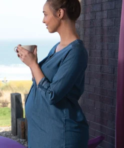 Frugi Blue Denim Pintuck Maternity Or Breastfeeding Cotton Tunic 10 Frugi Blue Denim Pintuck Maternity Or Breastfeeding Cotton Tunic -Our Lil Trends Sales Store unnamed file 492 scaled