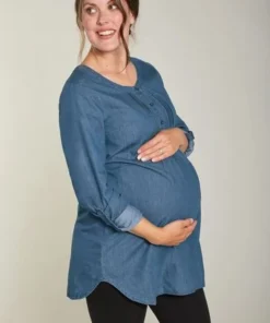 Frugi Blue Denim Pintuck Maternity Or Breastfeeding Cotton Tunic 13 Frugi Blue Denim Pintuck Maternity Or Breastfeeding Cotton Tunic -Our Lil Trends Sales Store unnamed file 495