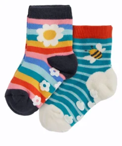 Frugi Daisy Natural Organic Grippy Non Slip Socks 2 Pack -Our Lil Trends Sales Store unnamed file 499 scaled