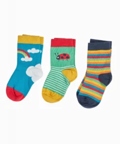Frugi Organic Cotton Socks 3 Pack - Bugs -Our Lil Trends Sales Store unnamed file 516 scaled