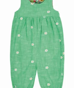 Frugi Green Reversible Daisy Dungarees -Our Lil Trends Sales Store unnamed file 539 scaled