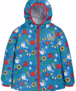 Frugi Blue Waterproof National Trust Rain Jacket