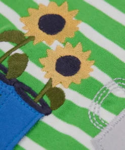 Frugi Green Organic Stripe National Trust Gardening T-Shirt -Our Lil Trends Sales Store unnamed file 56 scaled