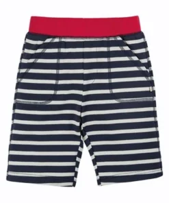 Frugi Blue Organic Stripe Favourite Beach Shorts -Our Lil Trends Sales Store unnamed file 560