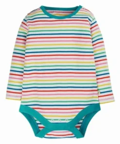 Frugi Natural Organic Rainbow Stripe Betty Bodysuit -Our Lil Trends Sales Store unnamed file 571