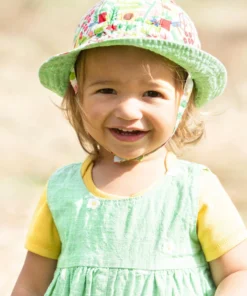 Frugi Green Reversible Floral Sun Hat -Our Lil Trends Sales Store unnamed file 597 scaled