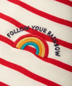 Frugi Organic Ladies Red Stripe Positivitee T-Shirt -Our Lil Trends Sales Store unnamed file 62 scaled