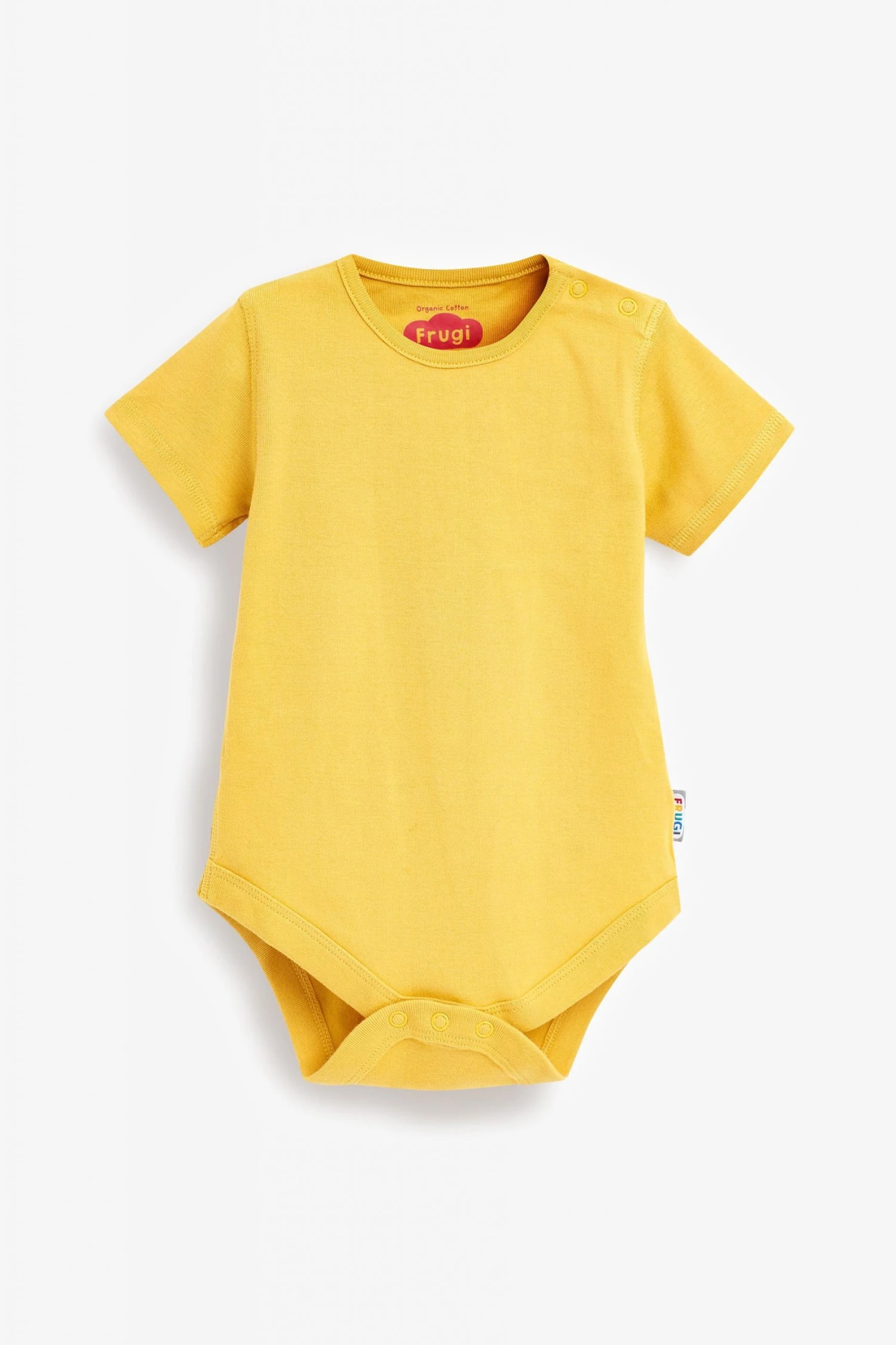 Frugi Blue Organic Cotton Rainbow Short Sleeve Bodysuits 4 Pack 5 Frugi Blue Organic Cotton Rainbow Short Sleeve Bodysuits 4 Pack - Image 3