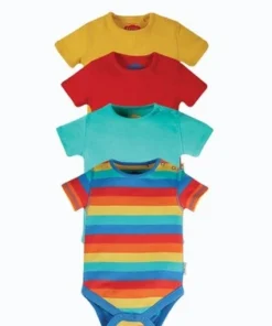 Frugi Blue Organic Cotton Rainbow Short Sleeve Bodysuits 4 Pack 15 Frugi Blue Organic Cotton Rainbow Short Sleeve Bodysuits 4 Pack -Our Lil Trends Sales Store unnamed file 629