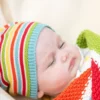 Frugi Natural Organic Cotton Knitted Hat - Rainbow Stripe -Our Lil Trends Sales Store unnamed file 633 scaled