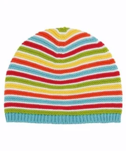 Frugi Natural Organic Cotton Knitted Hat - Rainbow Stripe -Our Lil Trends Sales Store unnamed file 636